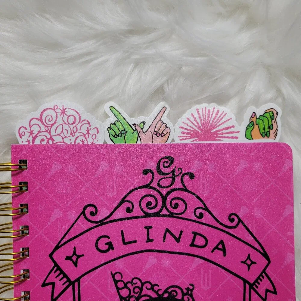 Wicked Glinda Tabbed Spiral Notebook